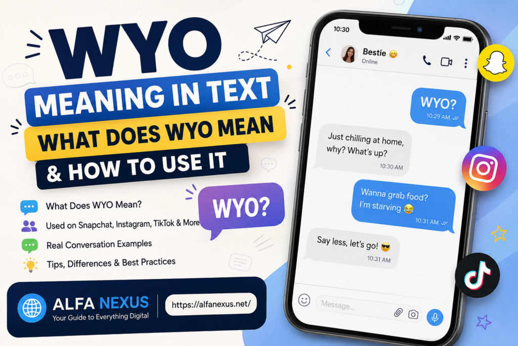 wyo Meaning in Text