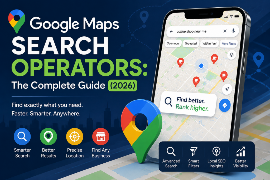 google maps search operators